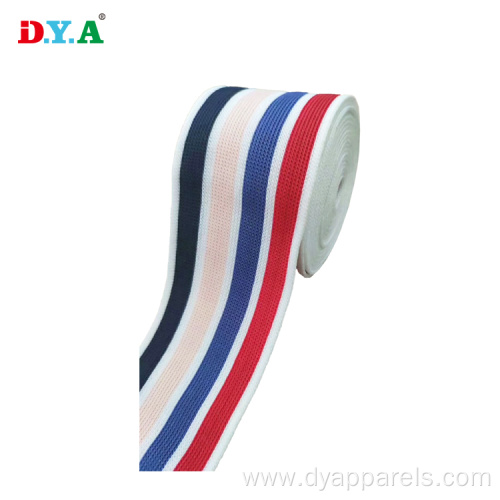 Customized knitted nylon webbing for garments